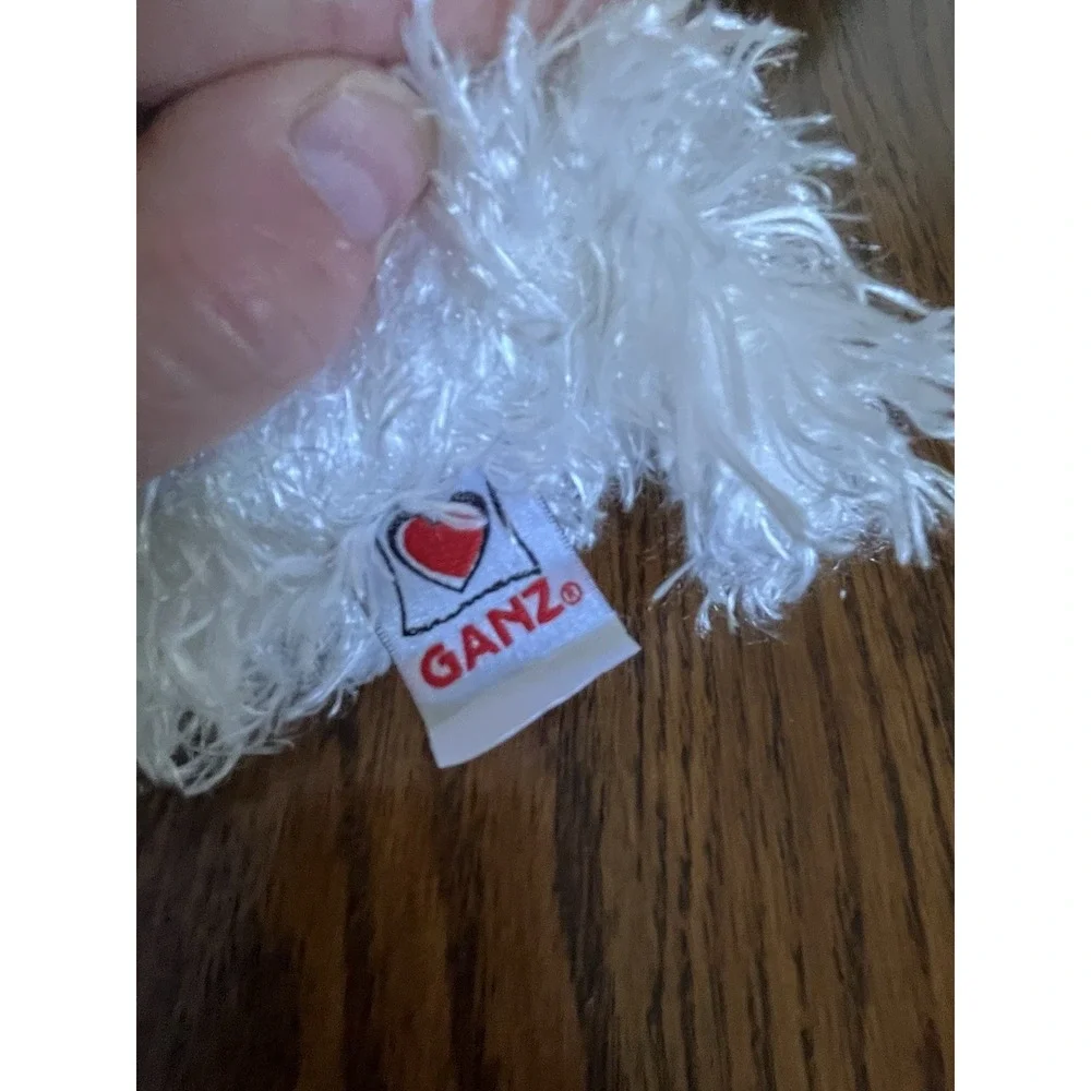 Webkinz White Terrier Code Tags Sealed Unused White Furry Fuzzy Puppy Dog Plush‎
